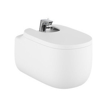 Wall hung bidet Roca Beyond, 58x40cm, white