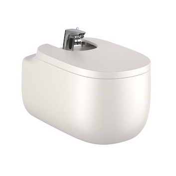 Wall hung bidet Roca Beyond, 58x40cm, white