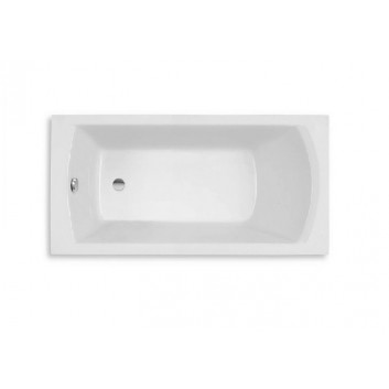 Bathtub rectangular Roca Linea Slim, 140x70cm, acrylic, white