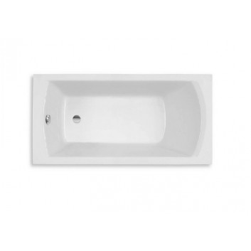 Bathtub rectangular Roca Linea Slim, 160x70cm, acrylic, white