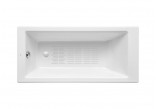 Bathtub rectangular Roca Linea Slim, 180x80cm, acrylic, white