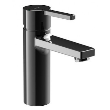Washbasin faucet Roca Naia Black, standing, height 167mm, without pop, black