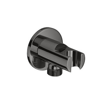 Shut-off valve Roca Aqua, wall-mounted, czarne