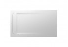 Shower tray rectangular Roca Aquos, 1400x800mm, ultracienki, Stonex, white