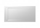 Shower tray rectangular Roca Aquos, 1600x800mm, ultracienki, Stonex, white