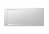 Shower tray rectangular Roca Aquos, 2000x800mm, ultracienki, Stonex, white