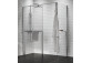 Shower enclosure Walk-In Novellini Kaudra HF, 154cm, witk shelf, profil black mat