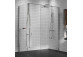 Shower cabin Walk-In Novellini Kaudra H+H Frame, 180x100cm, right version, with hanger for towel, white profile mat