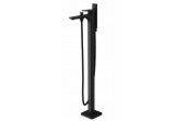 Freestanding bath mixer Excellent Keria, height 90cm, Shower set, black mat