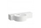 Washbasin wall mounted Laufen Val, SaphirKeramik, 55x31,5cm, shelf on the right, without tap hole, white