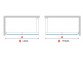 Shower enclosure Walk-In Novellini Kaudra HWZ2 Frame, 180x200cm, right version, with hanger for towel i półką, white profile mat