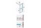 Shower enclosure Walk-In Novellini Kaudra HWL Frame, 220x200cm, right version, z 2 półkami, white profile mat