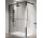 Shower enclosure Walk-In Novellini Kaudra HWS, 140x200cm, left version, witk shelf, white profile mat