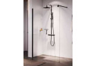 Shower enclosure Walk-In Novellini Giada H, 140x195cm, glass transparent, profil chrome