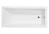 Bathtub rectangular Besco Modern Slim, 150x70cm, acrylic, white