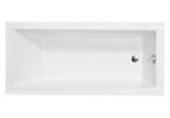 Bathtub rectangular Besco Modern Slim, 150x70cm, acrylic, white