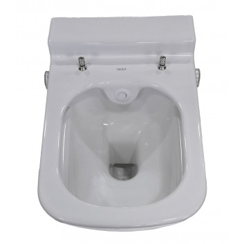 Bowl WC z funkcją prysznica TECEone, 54x40cm, bezkołnierzowa, white