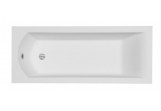 Bathtub rectangular Besco Shea, 140x70cm, acrylic, white
