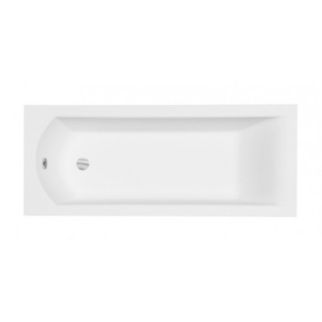 Bathtub rectangular Besco Intrica Slim, 150x75cm, acrylic, white