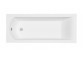 Bathtub rectangular Besco Intrica Slim, 150x75cm, acrylic, white