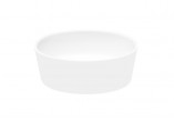 Countertop washbasin Besco Uniqa, 32x46cm, without overflow, white