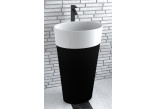 Countertop washbasin Besco Uniqa, 32x46cm, without overflow, white