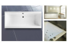 Bathtub rectangular Ruben Go 190x90cm, z systemem hydromasażu Rexus, white