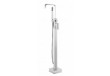 Freestanding bath mixer Besco Modern I, height 1080mm, Shower set, chrome