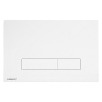 Flush button do stelaża podtynkowego Excellent Aurro, 230x150mm, white