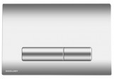 Flush button do stelaża podtynkowego Excellent Aurro, 230x150mm, chrome