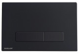 Flush button do stelaża podtynkowego Excellent Aurro, 230x150mm, black soft