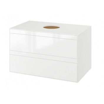 Cabinet pod umywalkę nablatową Excellent Tuto, 80x45,7cm, hanging, white/white