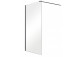 Shower cabin Walk In Besco Aveo, 90x195cm, glass transparent, profil chrome