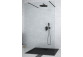 Shower cabin Walk In Besco Aveo Due, 90x195cm, glass transparent, profil chrome