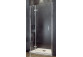Shower cabin Walk In Besco Excea, 120x90cm, motyw kraty, profil black mat