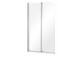 Parawan nawannowy Besco Prime 1, 70x140cm, 1-skrzydłowy, glass transparent, profil chrome
