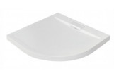 Angle shower tray Besco Axim Ultraslim, 90x90cm, acrylic, white