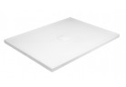 Shower tray rectangular Besco Nox Ultraslim, 140x90cm, konglomeratowy, white