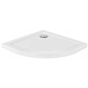 Shower tray rectangular Besco Alpina Slimline, 120x90cm, acrylic, white