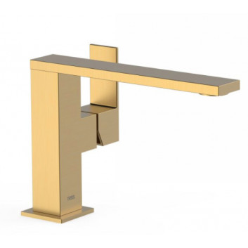 Washbasin faucet Tres Caudro Colors, standing, height 150mm, spout 34x10mm, gold matt