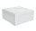 Square shower tray Besco Igor, 80x80cm, deep, z siedziskiem, acrylic, white