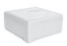 Square shower tray Besco Igor, 90x90cm, deep, z siedziskiem, acrylic, white
