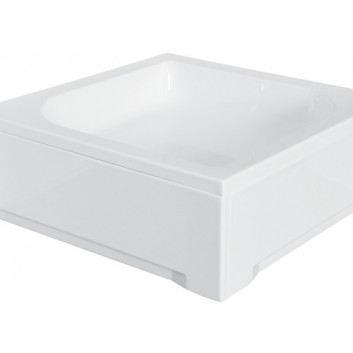 Cover for shower tray Besco Igor, 80x80cm, white