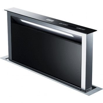 Okap wall mounted Franke Crysteel FCR 925 TC BK/XS, 60x46cm, stainless steel,/black glass