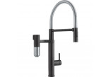 Kitchen faucet półprofesjonalna Franke Vital Semi-Pro, wyciągana i obracana spout, height 550mm, filtrowanie wody, black mat/stainless steel,
