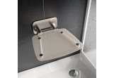 Seat shower Ravak OVO-B II Clear, 36x36cm, folding, nierdzewny