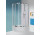 Quadrant shower enclosure Sanplast KP4/TX5b-80/165-S, glass transparent, silver profile shiny