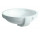 Under-countertop washbasin Laufen Pro, 42cm, round, z overflow, nieszlifowana, white