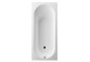 Bathtub rectangular Villeroy&Boch Oberon, 160x75 cm with legs, white Alpin