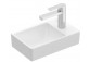 Vanity washbasin small Villeroy&Boch, 36x22cm, left, CeramicPlus, Weiss Alpin